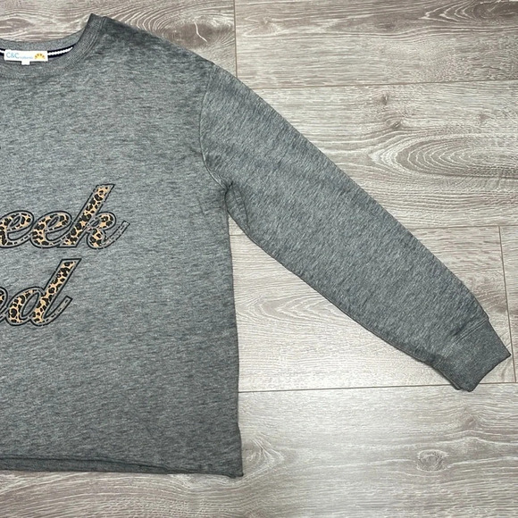 NWOT C&C California Long Sleeve Top Le Weekend Cheetah Print S - Picture 5 of 15